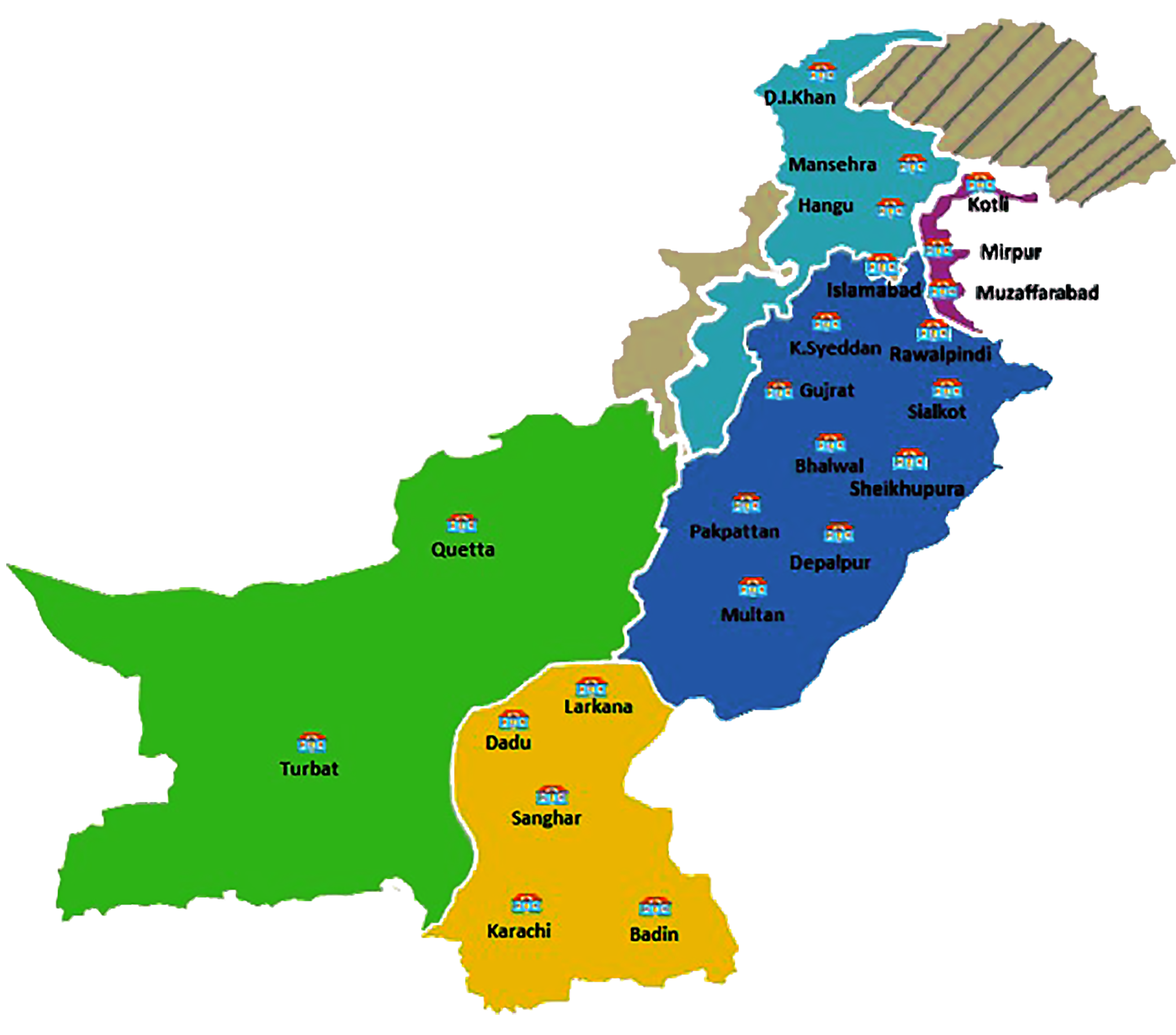 Pakistan-map