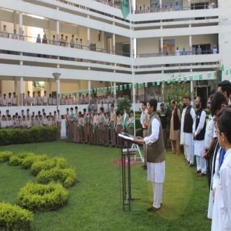 National Flag Hosting ceremony To Commemorate The 75th Independence Anniversary Of Pakistan