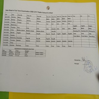 Final exams, 2026