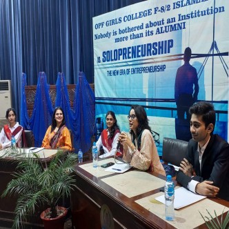 Solopreneurship session organized by the Alumni Society and Career Counselling Society