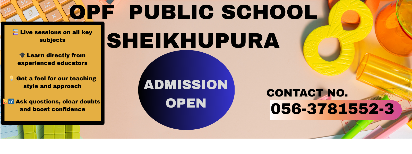 admission open